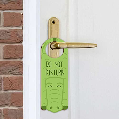 Image of CVANU Do Not Disturb Wooden Door Sign Hanger Size(24cm x 8.5cm) cv73