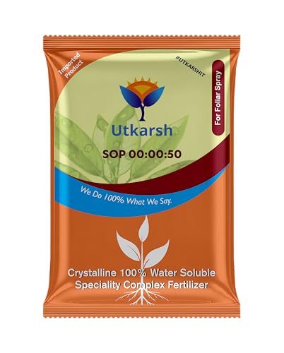 Utkarsh SOP 00 00 50 - Potassium Sulphate for Plants Growth, 100%...