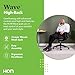 HON Wave High Back Ergonomic Office Chair with Adjustable Arms, High Back Ergonomic Desk Chair with Adjustable Arms, Breathable Mesh for Computer, 360° Swivel, Synchro-Tilt, Black