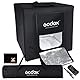 GODOX LSD60 Mini LED Fotostudio 60 x 60 x 60 cm mit 2 Stück LED Lampenband Leistung 60 W 12000 ~ 14000 Lumen für Makro und Produktfotografie (LSD60)