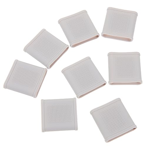 Gogogmee 8pcs Golf Finger Cover Golf Finger Finger Sleeve Gel Finger Cots Sport Finger Non- Finger Protector Golf Finger Band Sport Tape Golf Supplies Grey