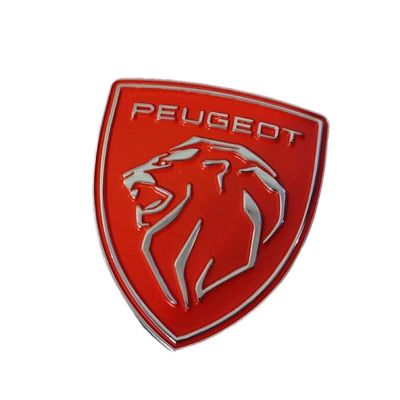 Auto Emblème Du Logo Badge Pour Peugeot RCZ, Capot Avant Arrière Emblème Autocollant Ornements Emblème Accessoires De Voiture,B-1