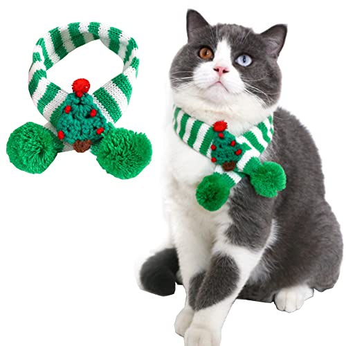 Pañuelo navideño para mascotas ANIAC tamaño pequeño verde