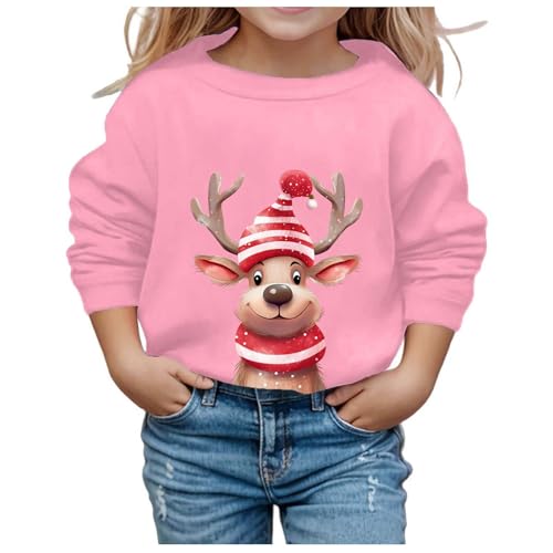Weihnachtspullover Mädchen Weihnachts Sweatshirt, 4-14 Jahre Kids...