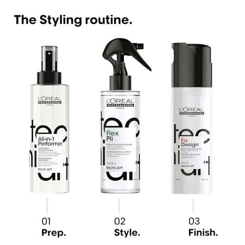 L'Oréal Professionnel Leave-in-Conditioner, Styling- & Pflegespray für 30 Vorteile in einem, Hitzeschutz, Pflege, Kämmbarkeit & Glanz, Tecni.Art All-in-1 Performer Leave-In Treatment, 190 ml