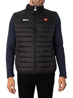 ellesse Herren Bardy Weste, Schwarz, L EU