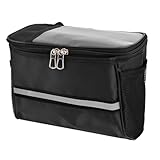 Shcobomo Kids Bike Basket, Waterproof Fabric Handlebar Bag Bicycle Basket Front, Kids Bike Accessories Fit Most Boys, Girls, Toddlers Bike and Scooter