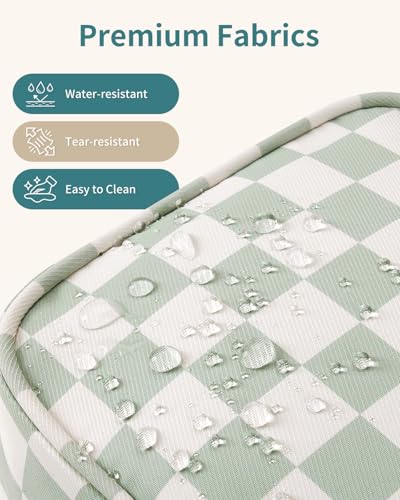 Image of Narwey Travel Toiletry Bag for Women, Makeup Cosmetic Organizer Bag