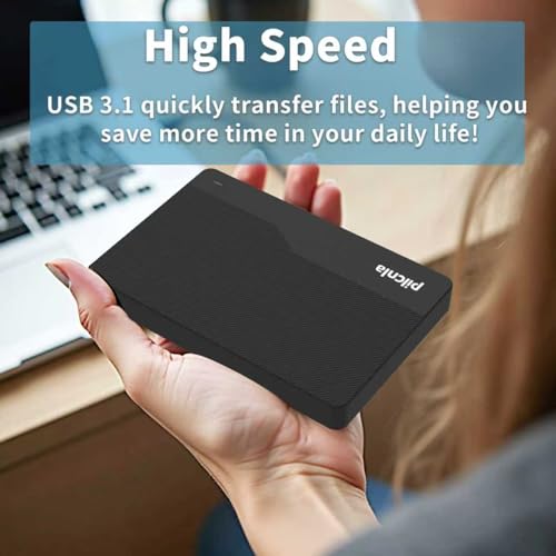Image of Ultra Slim Portable External Hard Drive USB3.0 HDD Storage for Xbox,PS4 /5,PC,Desktop,Laptop,MacBook,Chromebook (HDD1-320G)