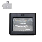 SZZCNOX Viseur optique externe de niveau de taille, viseur optique 28 mm, avec cadre 35/50 ou 40, pied de coffre gauche/droite décalé réglable (28 mm (40 cadres)