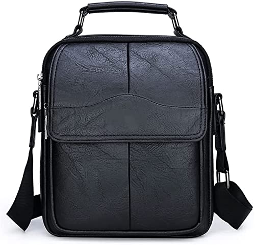 TATSEN Herren Umhängetasche Umhängetaschen Multifunktions Herren Handtaschen Große Kapazität Spaltledertasche for Herren Umhängetasche (Color : C)