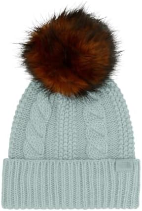 THE NORTH FACE Women's Oh Mega Fur Pom Beanie | Deep Fit Cuffed W...