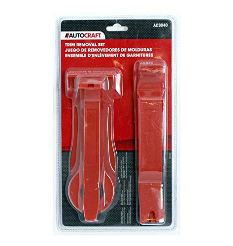 Autocraft - AC3040 Composite Removal Tool Kit for Fastener & Molding | Specialty Mechanic Tools for Automotive Snap on Trim Panel and Molding Removal