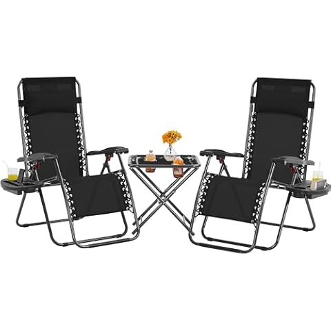 Yaheetech 3PCS Zero Gravity Recliner Set Cover