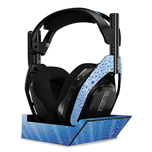 Image of MightySkins Glossy Glitter Skin Compatible with Astro A50 Wireless Headphones + Base Station (Gen 4) - Mist | Protective, Durable High-Gloss Glitter Finish | Easy to Apply | Made in The USA