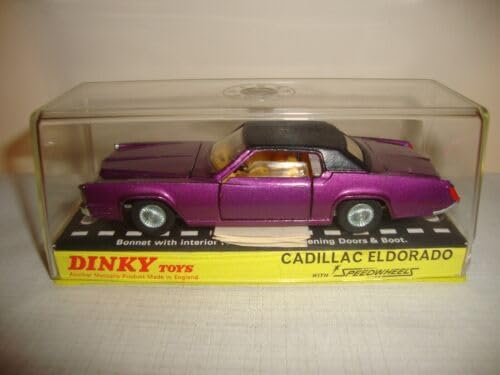 Dinky GB N°175 Cadillac Eldorado 1/43 - Violet Métallisé - Boîte D'origine - Occasion