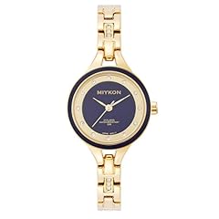 Gold Bracelet, Blue Dial