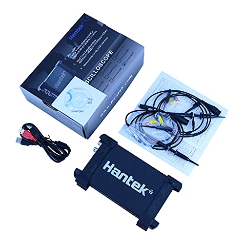 Image of Hantek Laptop PC USB Digital Storage Virtual Oscilloscope 2 Channels 20Mhz Handheld Portable Osciloscopio (6022BE)