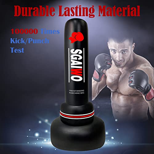 Sgaiwo Freestanding Punching Bag With Stand thumb #2