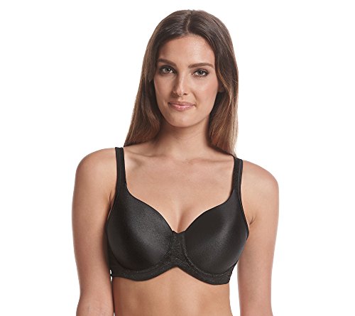 Playtex Women's Secrets Breathable Cool Shaping Underwire Full Coverage Bra US4913, Black, 44D