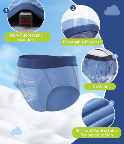 BAMBOO COOL Boys Briefs Underwear 2-18 Years Tag-Free Breathable Moisture-Wicking Bamboo Underwear 6 Pack3