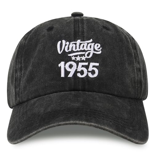 Merclix Cadeau Anniversaire Homme 70 Ans Casquette Homme 1955 Original Cadeau Anniversaire Papa Grand Pere