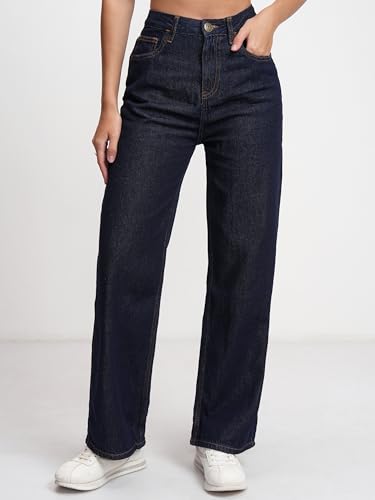 Image of Tokyo Talkies Women High Waist Straight Fit Jeans