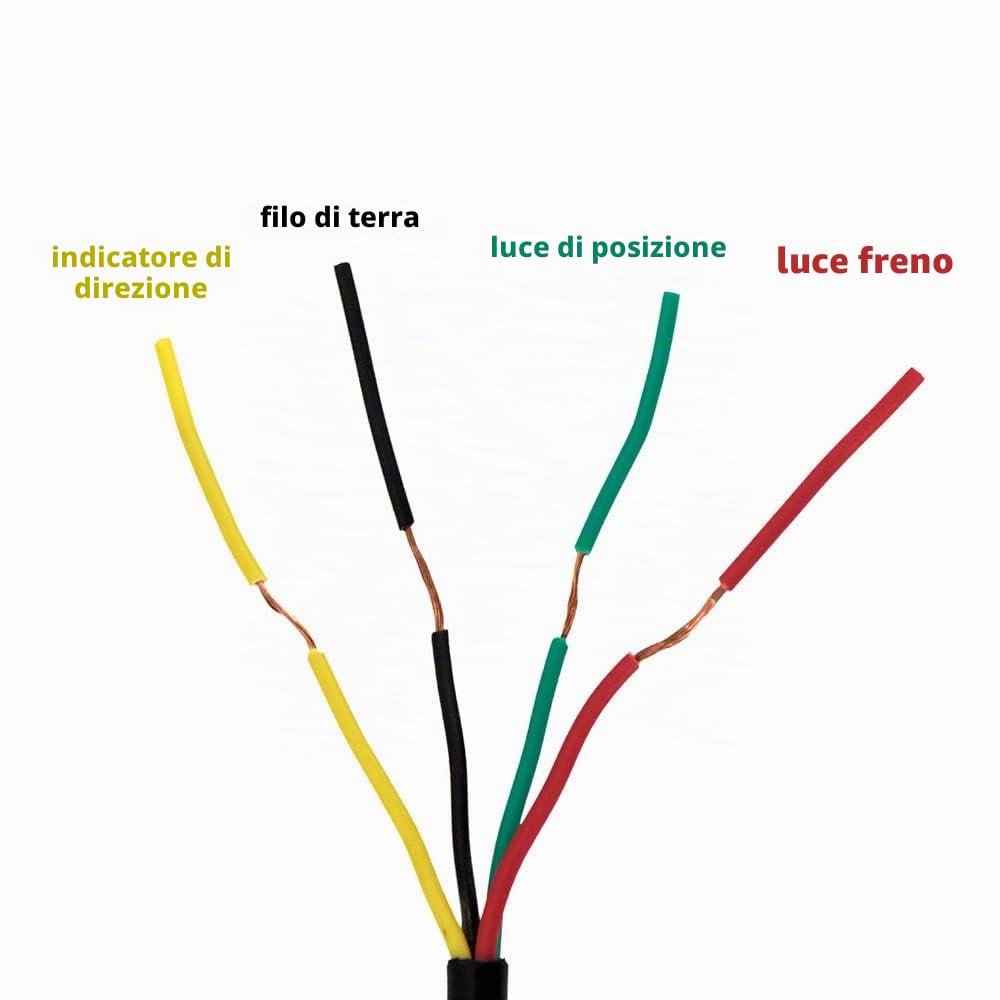 Riloer 1Coppia di indicatori di direzione posteriori a LED per moto compatibile con Harley-Davidson XL883 XL1200 Sportster 1992-2021, indicatori di direzione universali Luci freno di marcia
