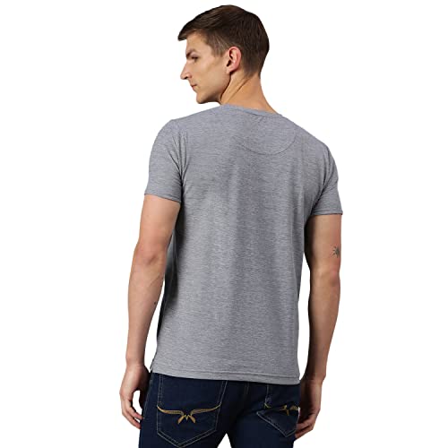 Image of Thomas Scott Men's | Solid | Half Sleeve | Slim Fit | 100% Cotton | Round Neck | Casual Tshirt