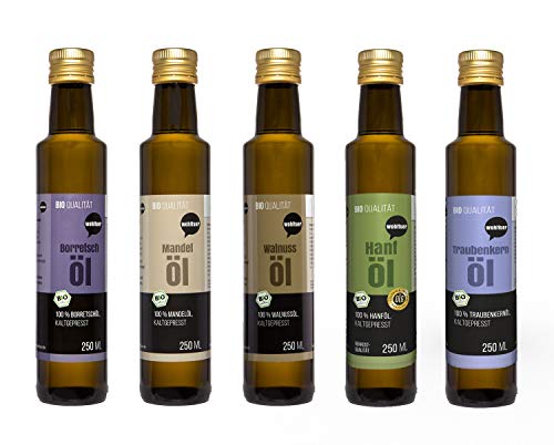 Wohltuer Bio Borretschöl 250ml - Nativ gepresst und 100% rein - Natur pur (250 ml)