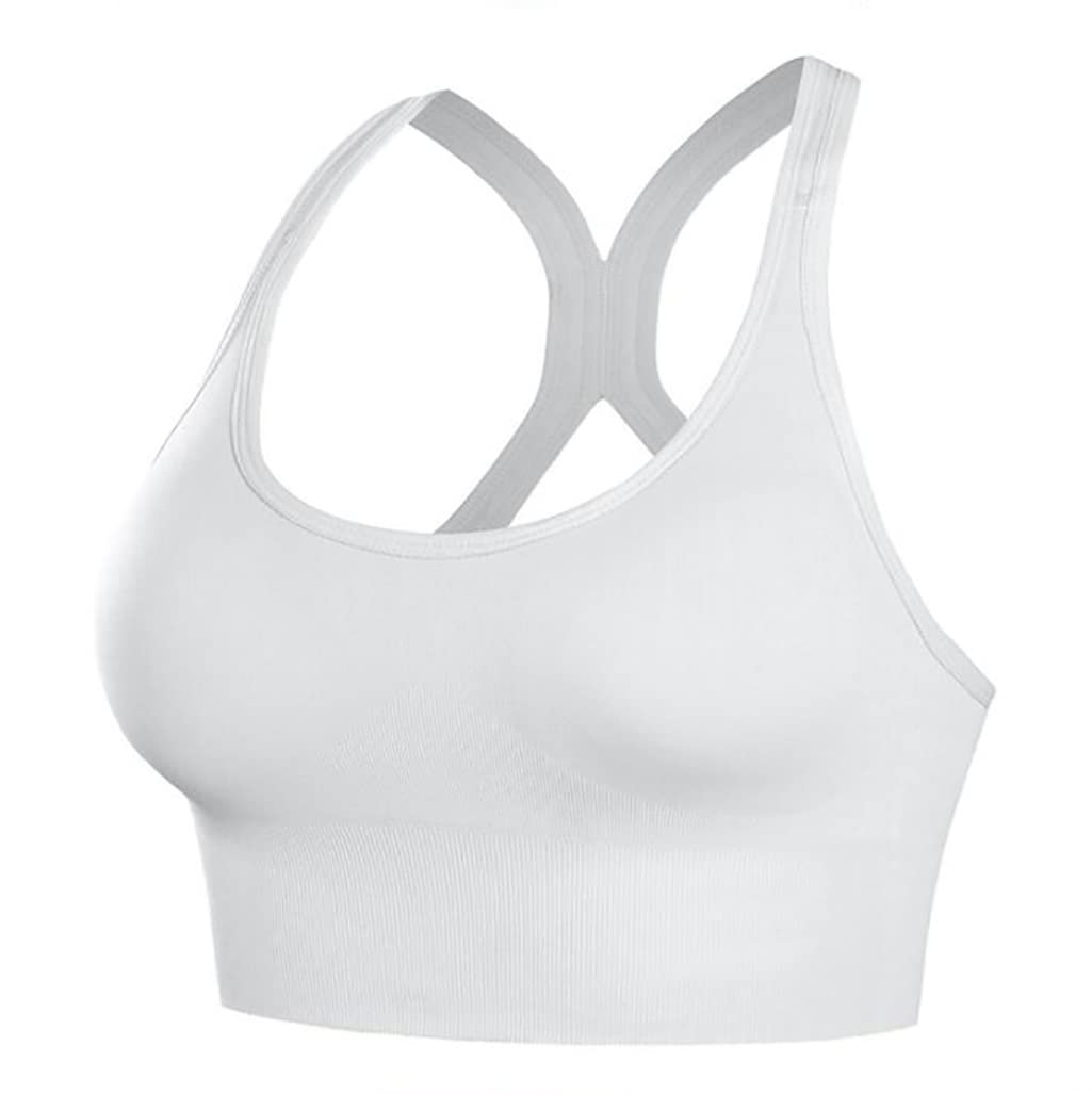 Sujetador deportivo secado rápido ropa interior mujeres ajustable SHISHI blanco S