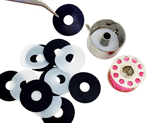 PeavyTailor Little Genie Magic Bobbin Washers for Sewing Machine Brother Janome Elna Bernina
