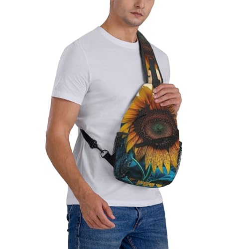 Bolso bandolera tipo sling para exteriores y trekking miniatura 7
