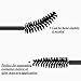 BTYMS 100 Pcs Disposable Eyelash Spoolies Brush Mascara Applicator Lash Wand Lashes Brush Eyebrow Spooly for Extension