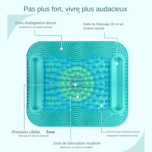Tapis de massage des pieds contre les jambes lourdes et la fatigue quotidienne - 7