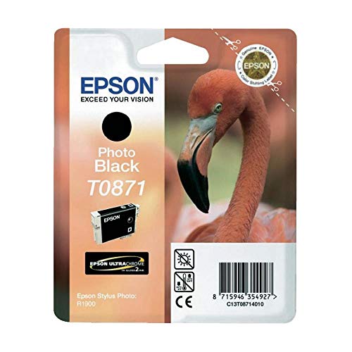 Preisvergleich Produktbild Epson C13T08714010 Tintenpatrone Flamingo, Singlepack, Foto schwarz