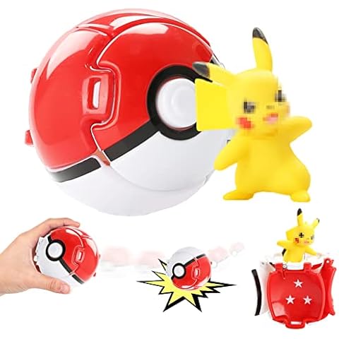 NTGFU Pop Action Ball, Toy Ball with Figures Set, Figure Balls for Celebrations, Children Fun Toy Game Gift Stocking Fillers Kids for 2 3 4 5 6 7 8 9 10 Years Cover