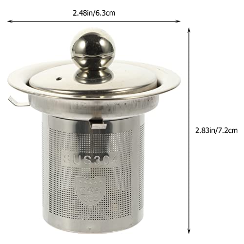 Stainless Steel Tea Strainer Insert Tea Infuser for Teapot Small with Evenly Distributed Filter for Home and Restaurant Use - Image 4