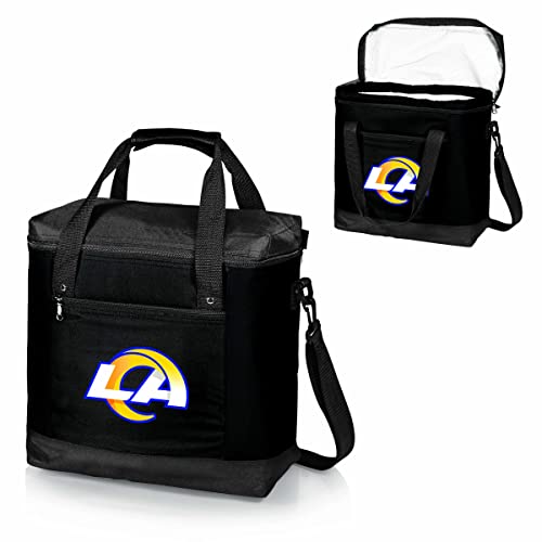 Picnic Time Nfl Los Angeles Rams Montero Tote Cooler Bag - Soft Cooler Bag - Picnic Tote, (Black) (604-00-179-334-2) #TOP1