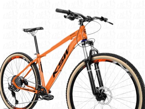 bicicleta Aro 29 KSW XLT 100 em Aluminio 1x12v Pedivela Single coroa Unica Catraca Cassete 11/50 Den
