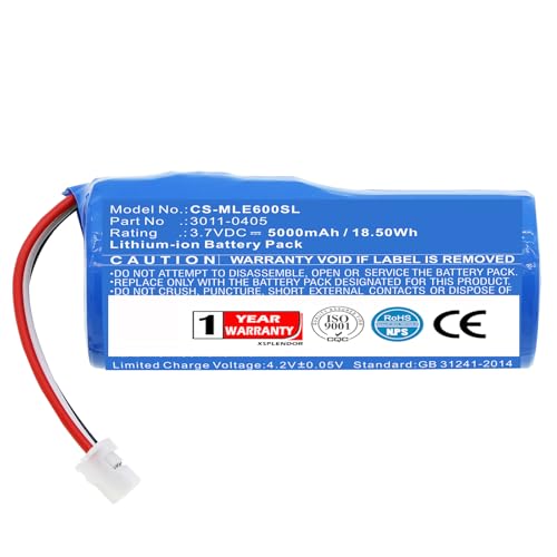 XSPLENDOR 5000mAh Replacement Battery for Minelab Equinox 600 Equinox 800 PN 3011-0405