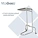 MediChoice Mayo Portable Adjustable Tray Steel Premium Instrument Stand Medical Dental Salon Tattoo Esthetician Mobile Service Cart Table Station Height 34-54 Inch MAYO1201