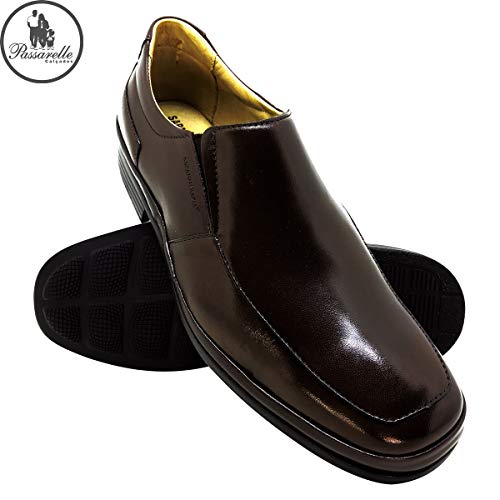 Sapato Social Masculino Sapatoterapia New York Conforto Com Elásticos Laterais Super Comfort Couro 3