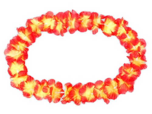 Preisvergleich Produktbild Alsino 12 STK. Hawaiiketten Hula Ketten Blumenketten orange HK-05