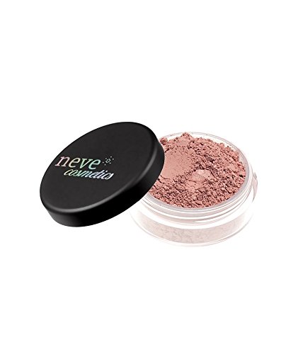 Neve Cosmetics ENGLISH ROSE Blush 100% minerale in polvere libera Delicatissimo rosa caldo neutro appena satinato Vegan 4 gr