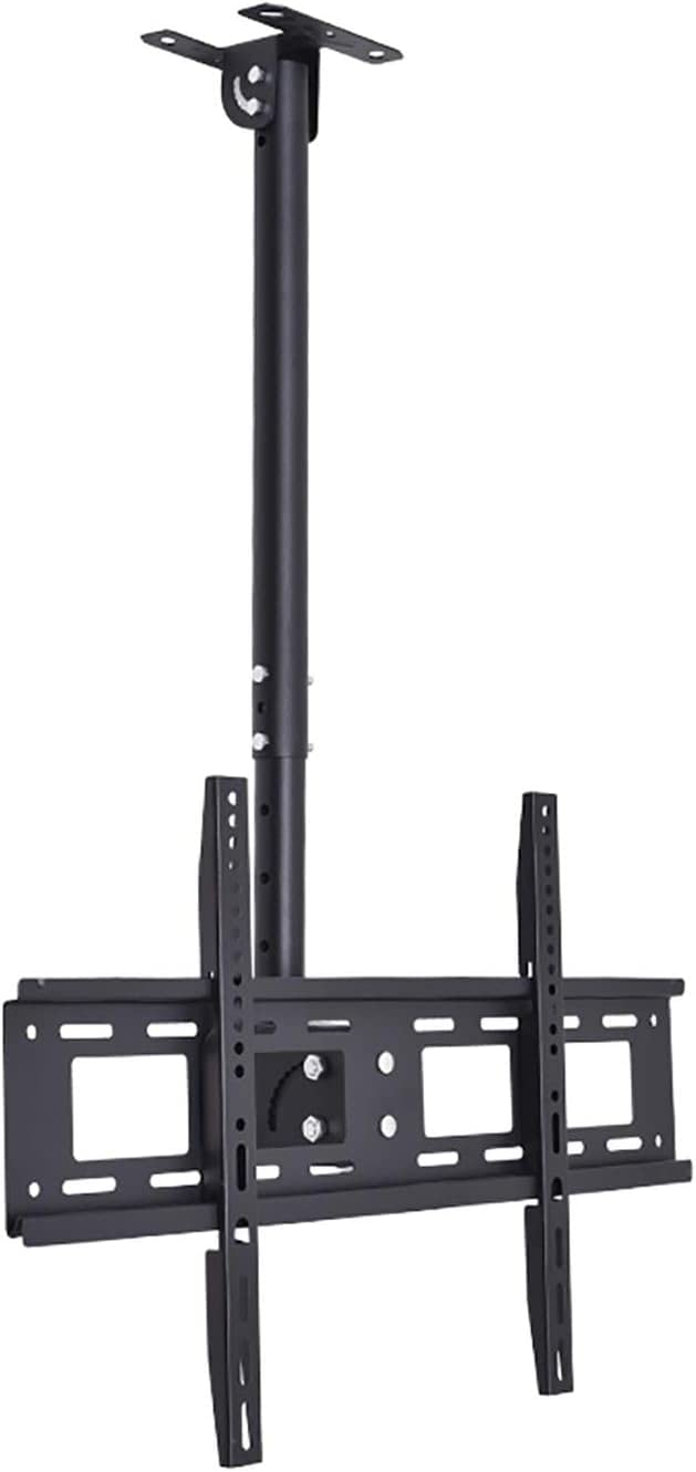 HPTHLY Ceiling Tv Mount Bracket For Lcd Flat Screen And Curved Tvs Adjustable Swivel And Tilt Supports Up To 170 Lbs Mount On Ceilings For Tv Stand Universal Fit,3M (1M)