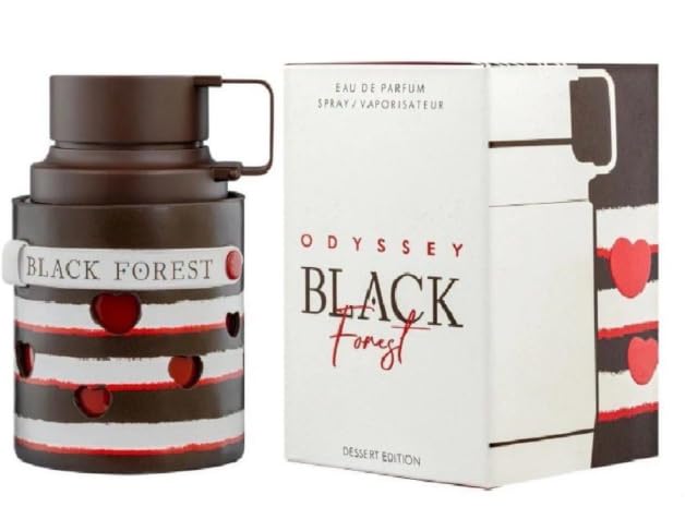 Perfume Odyssey Black Forest Eau de Parfum 100ml Hombre - Fragancia Amaderada Aromática con Notas de Pomelo, Maderas y Ámbar