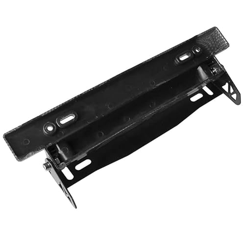 Aiuphing License Plate Holder,Adjustable Abs Racing License Plate Bracket,Universal Carbon Fiber Look License Plate Frame, Diy Modification Accessory #TOP5