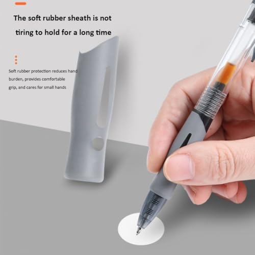 Set de 3 bolígrafos retráctiles de gel negro miniatura 7