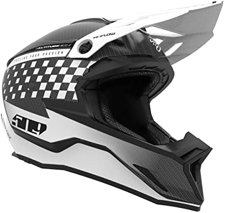 509 Altitude 2.0 Offroad Carbon Fiber Helmet (Speedsta White - X-Large)